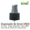 Dispensador de Serum - PRETO - (Boca: DIN28 - tubo até 230mm)