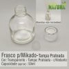 Frasco p/Ambientador Mikado - Tampa Prateada - 50ml