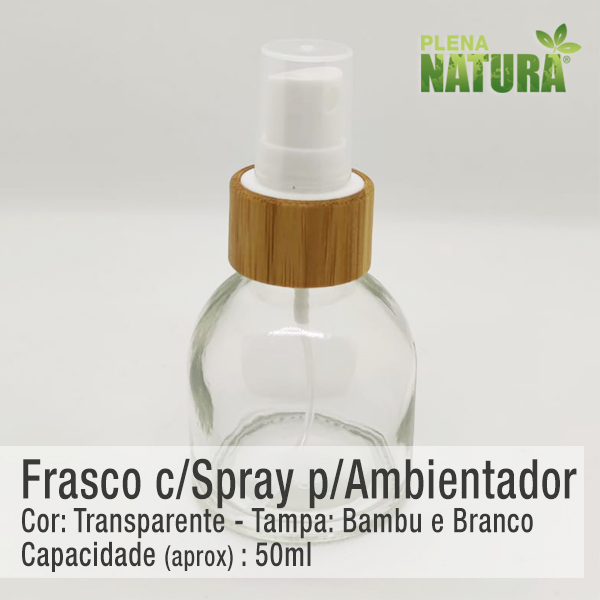 Frasco c/Spray p/Ambientador - 50ml