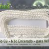 Pavio G9 - Não Encerado para Velas (diam = 4mm)